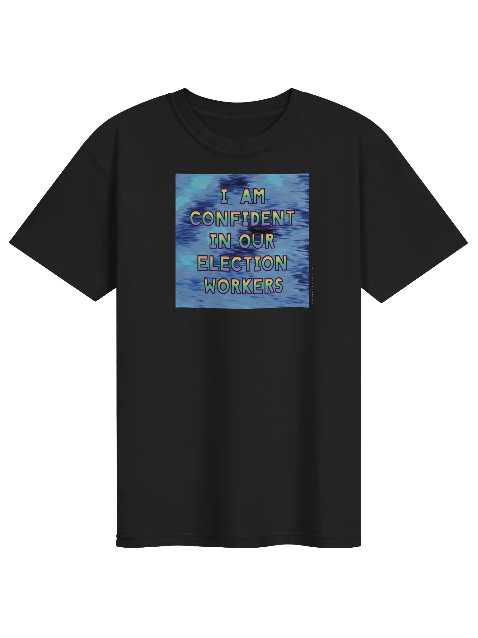 Election Process Rainbow Letters tee product image (1)
