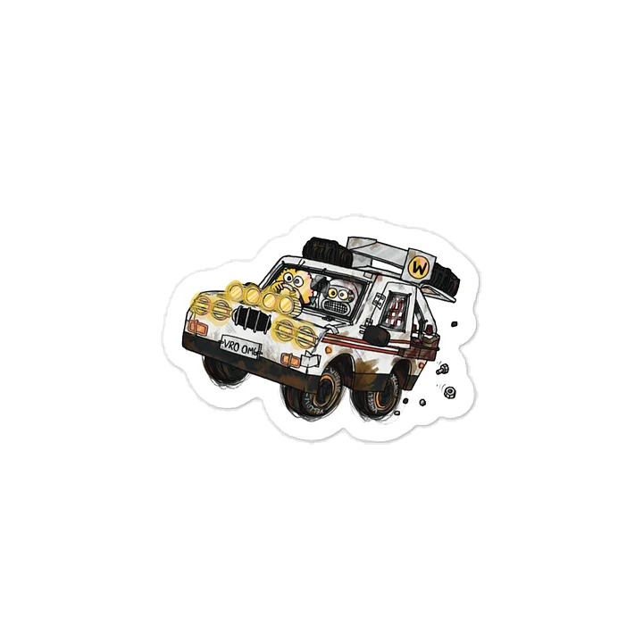 Rally car bumper sticker! product image (1)