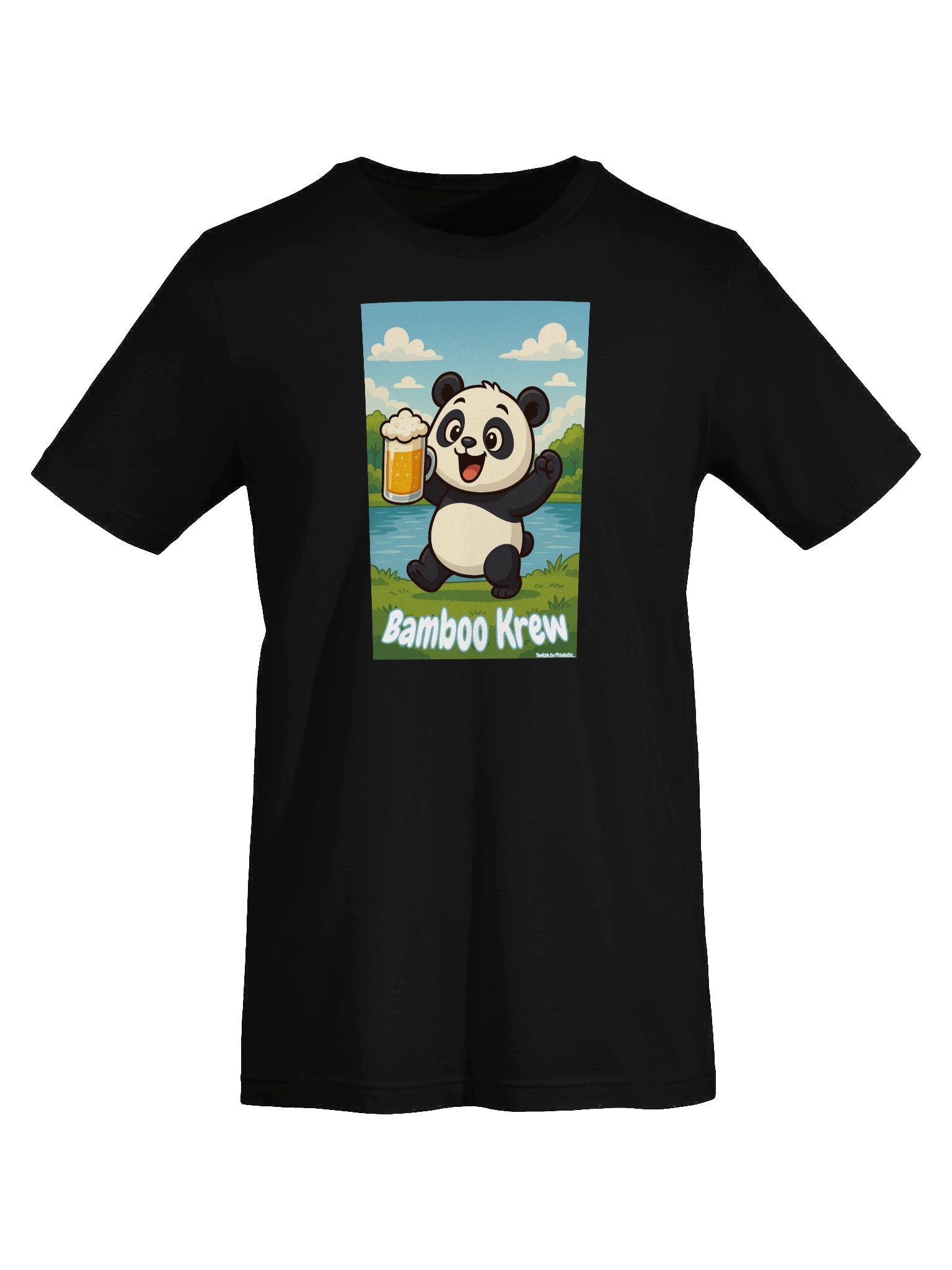 Bamboo Krew Panda Beer T-Shirt product image (5)