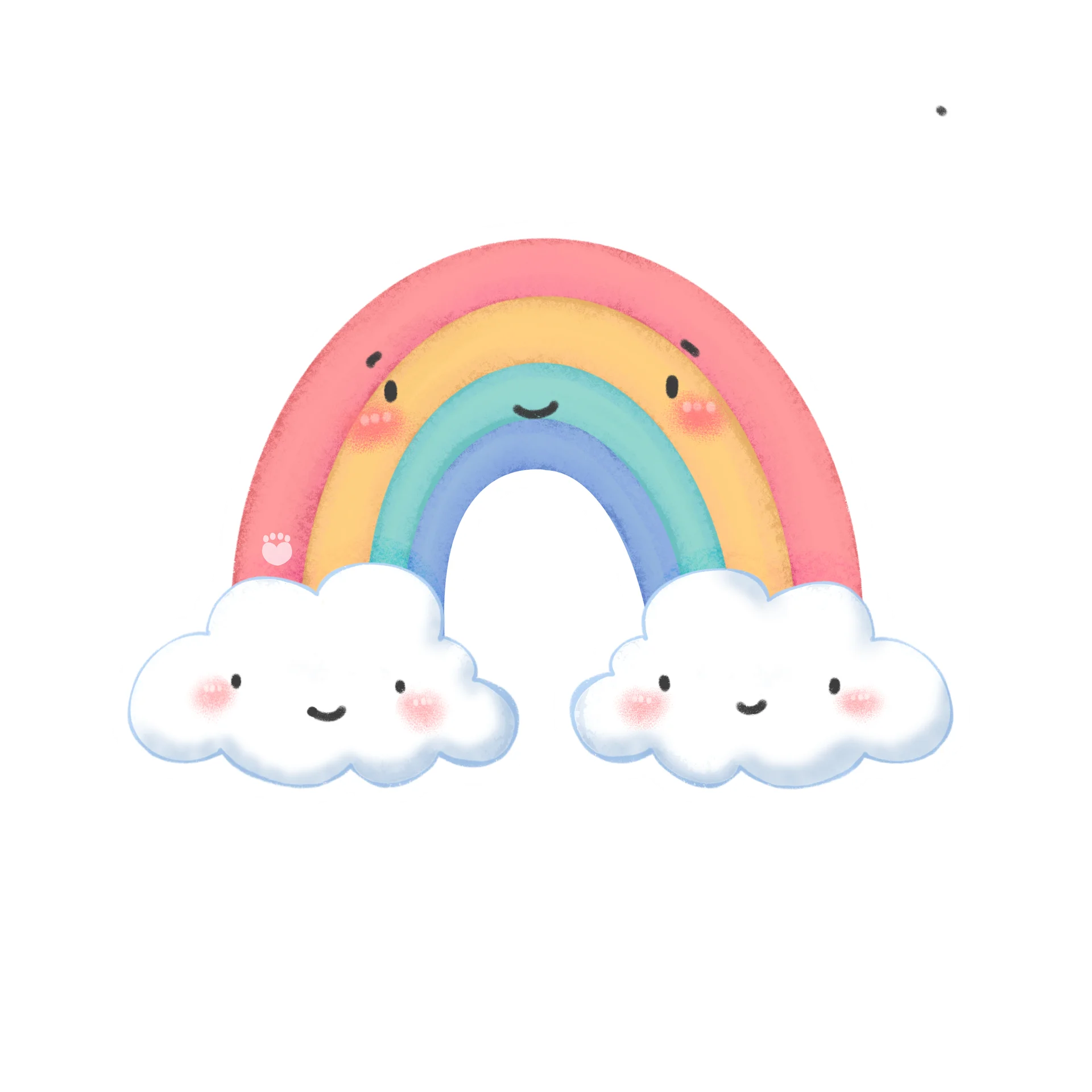 Happy Rainbow Sticker product image (1)