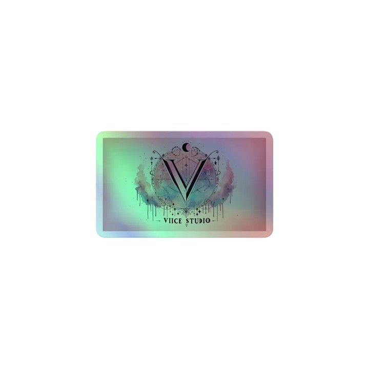 Galactic Glimmer Holographic Sticker product image (1)