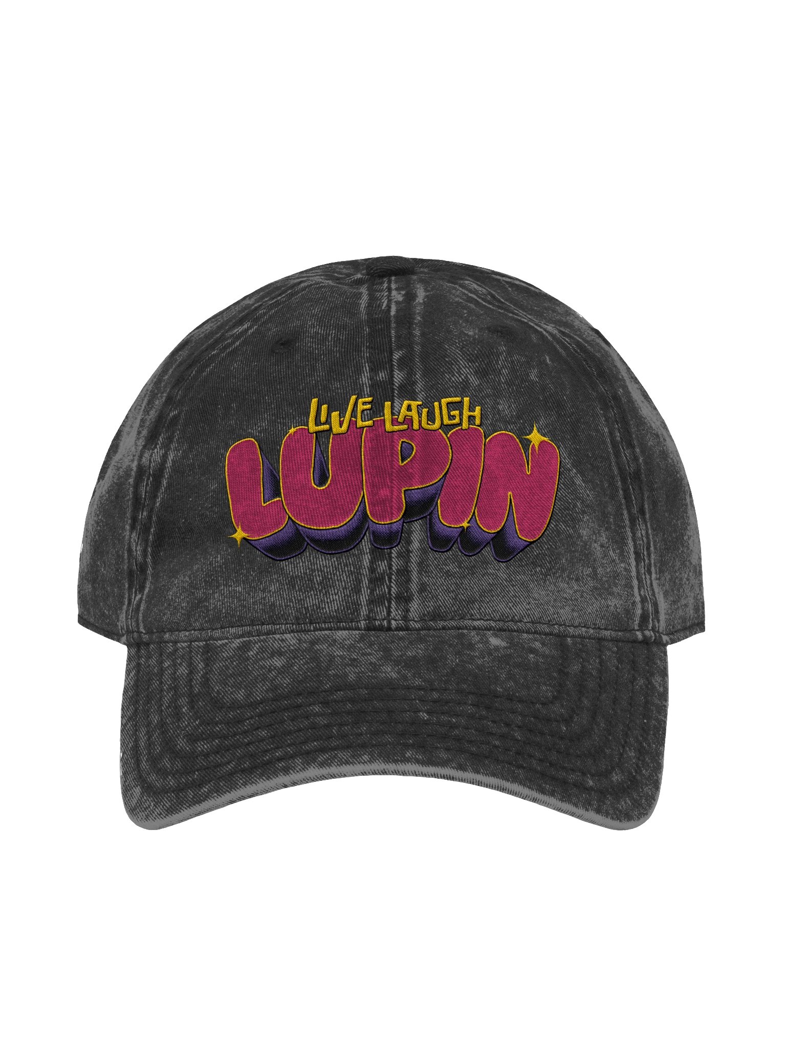 Live Laugh Lupin Vintage Wash Dad Hat product image (1)