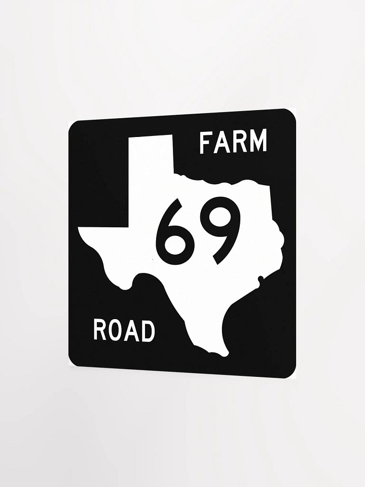 Texas Farm Road Sign FM 69 Poster product image (5)