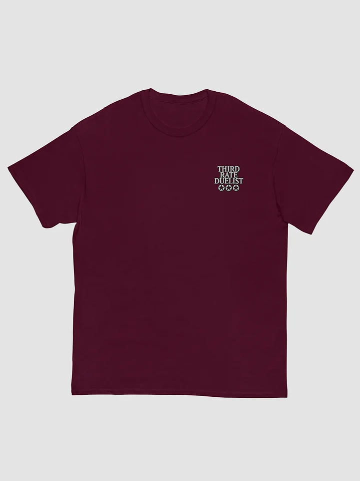 Third Rate Duelist - embroidered t-Shirt product image (1)