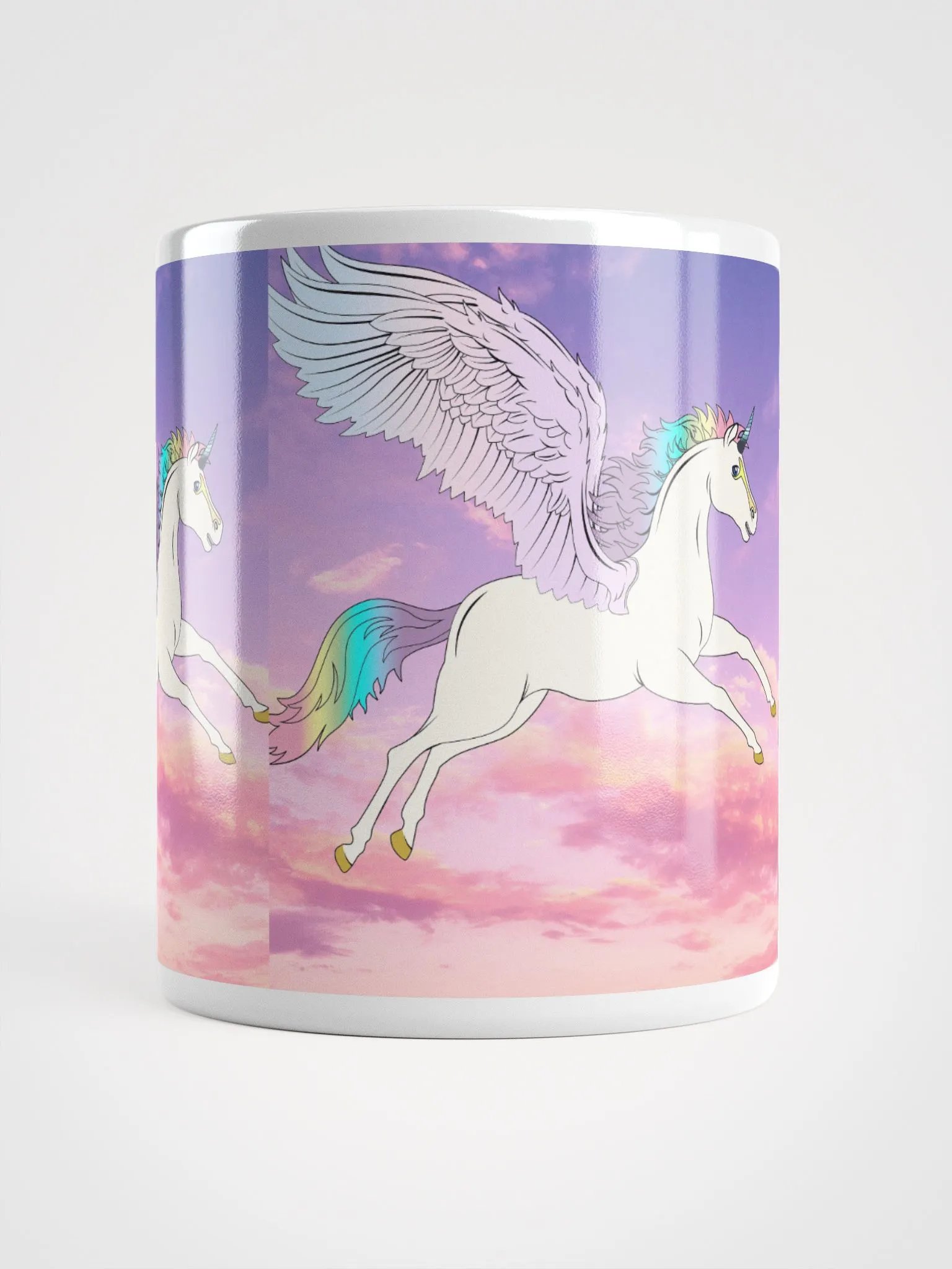 Winged Unicorn Rainbow Mug product image (15)