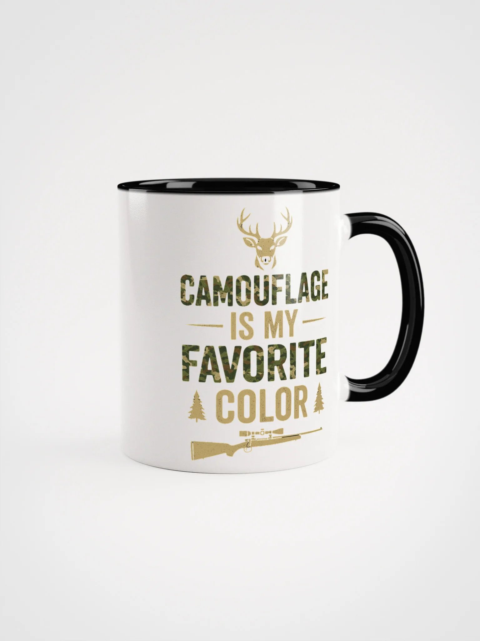 Funny Hunting Mug – Camouflage Is My Favorite Color product image (1)