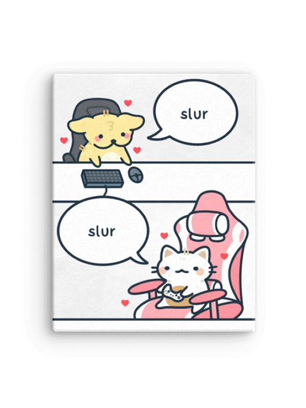 Gamer Love Canvas Print product image (1)