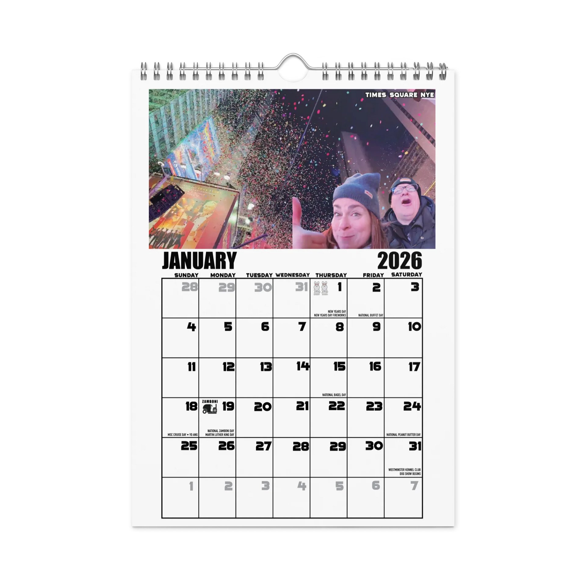 2026 YO Ang Calendar of NYC product image (3)