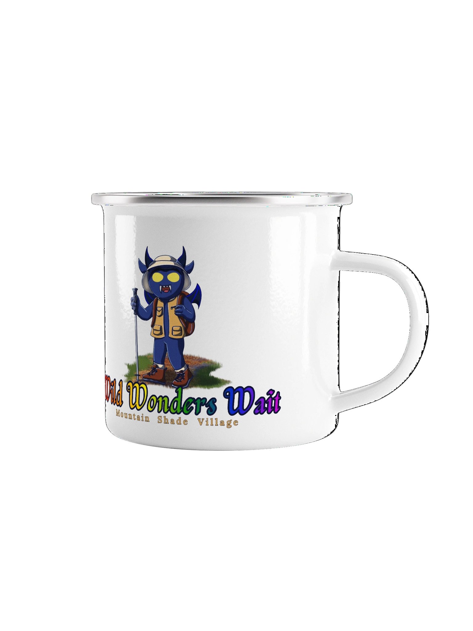 Wild Wonders Await Enamelware Mug product image (1)