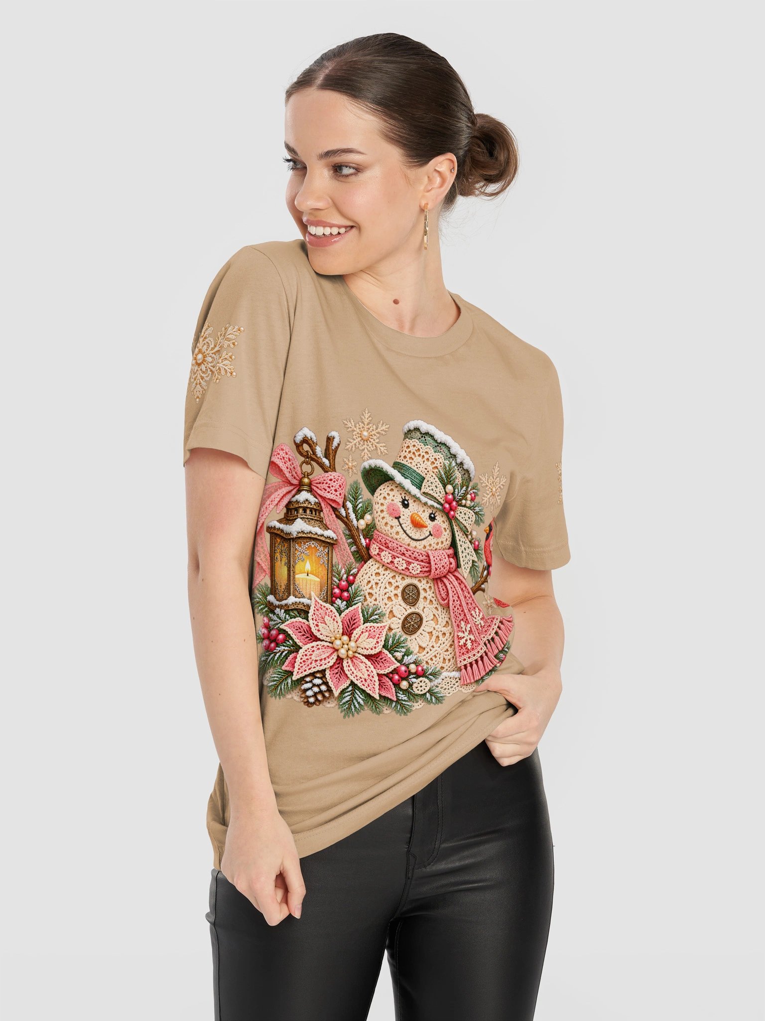 Winter Wishes/ Pastel Lace Tee product image (11)