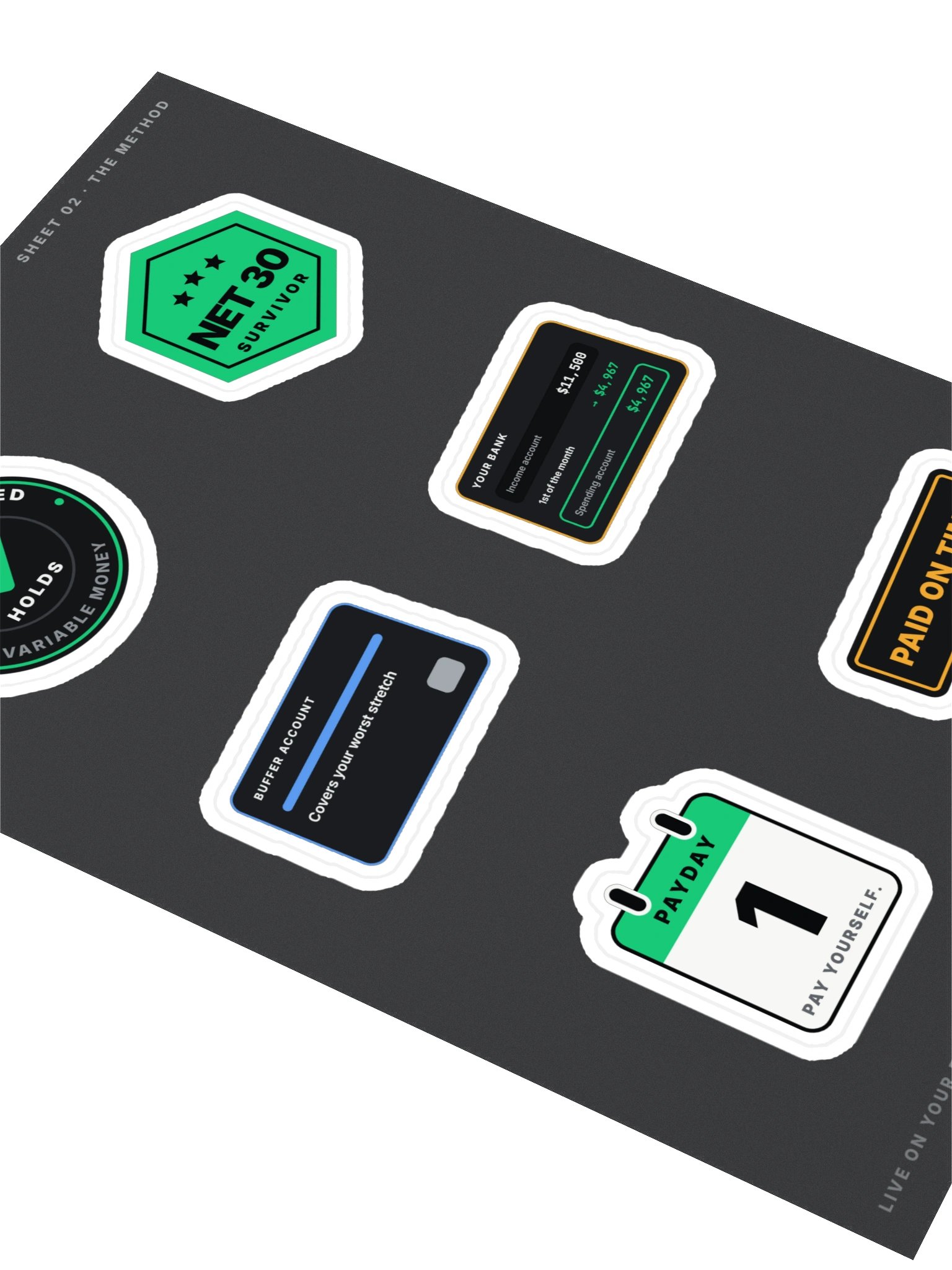 The Floor Method Sticker Sheet product image (2)