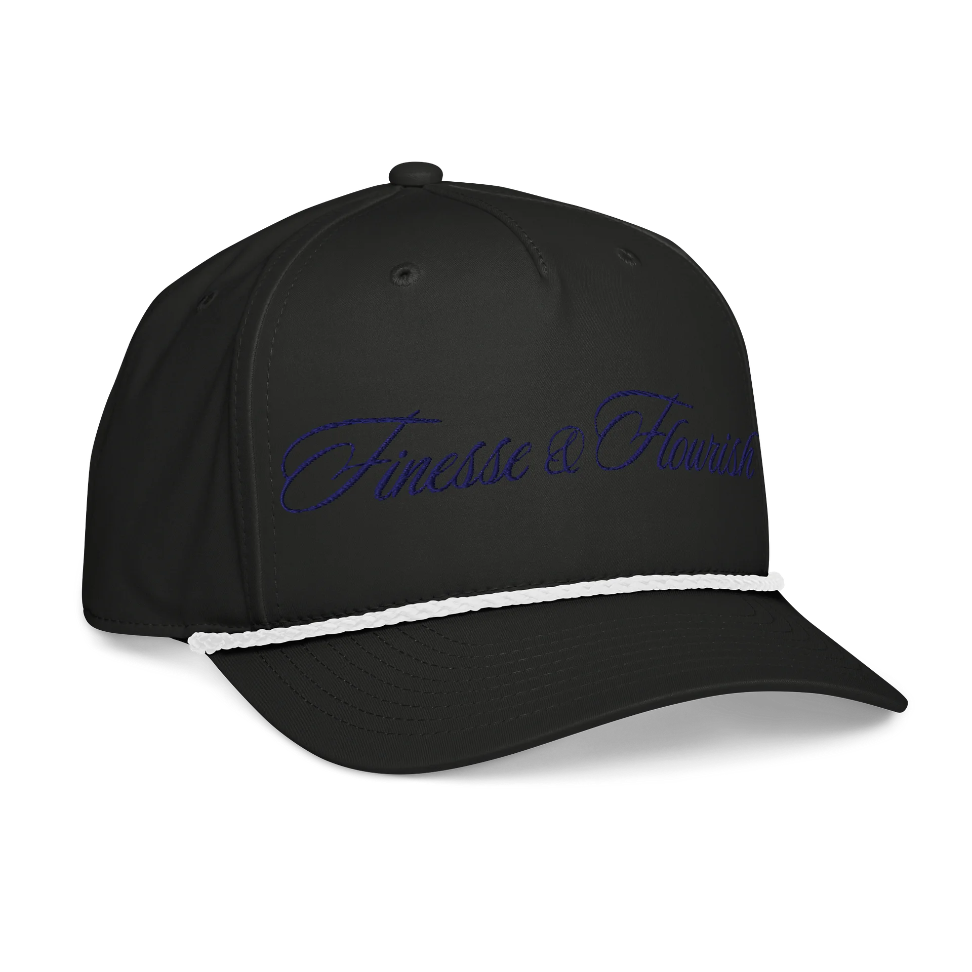F&F Script Five-Panel Classic Rope Cap (NVY) product image (3)