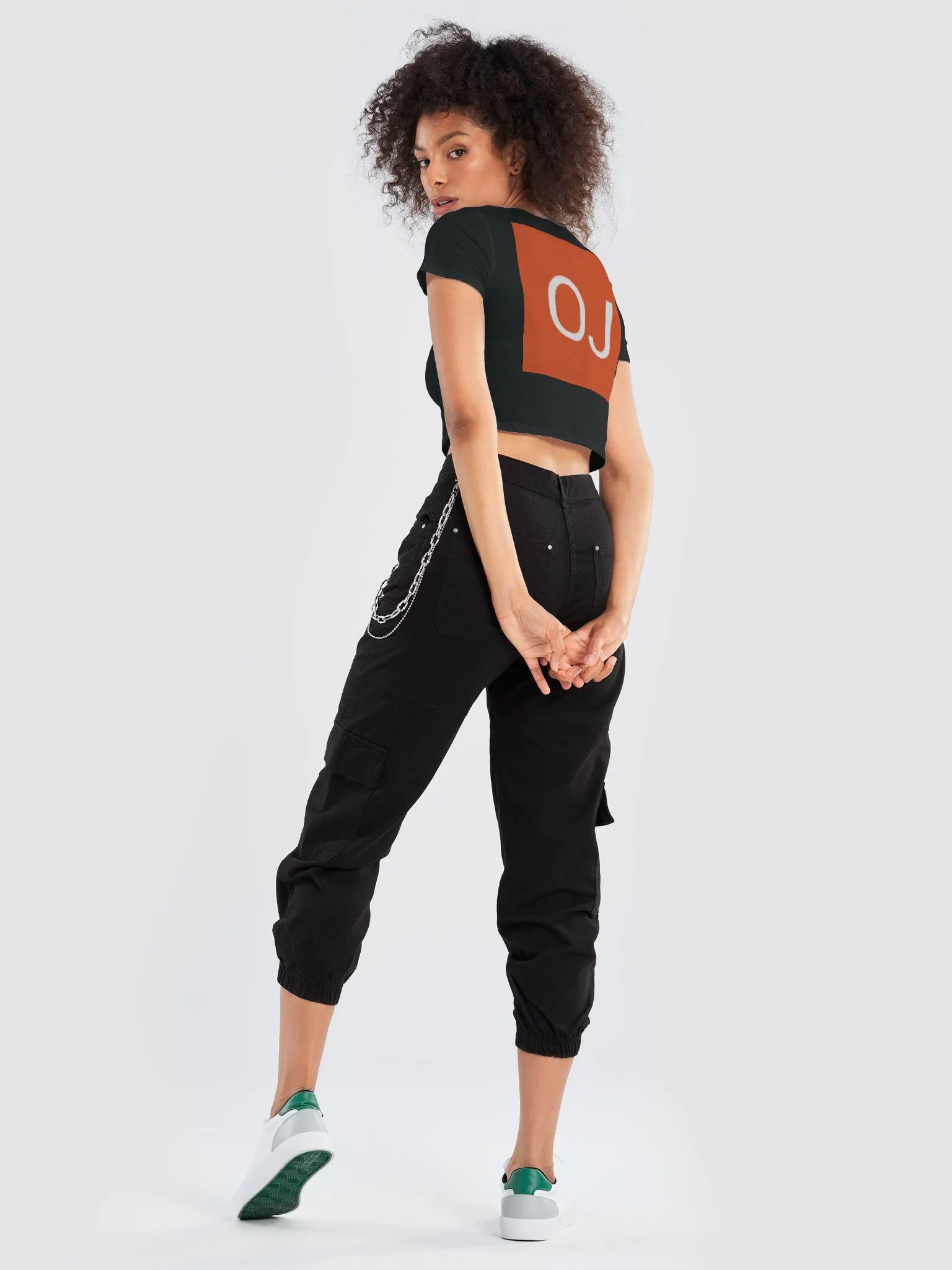 OJ Staircase Chic Women's Crop Tee product image (11)