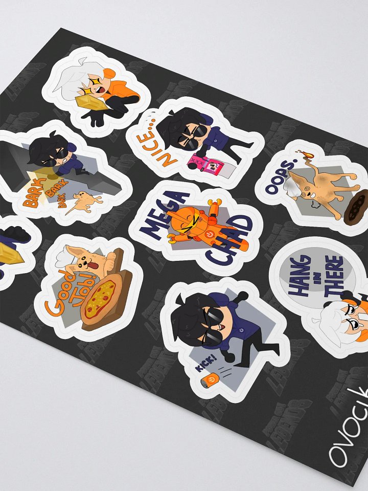 Power Guy Legends Sticker Sheet product image (2)