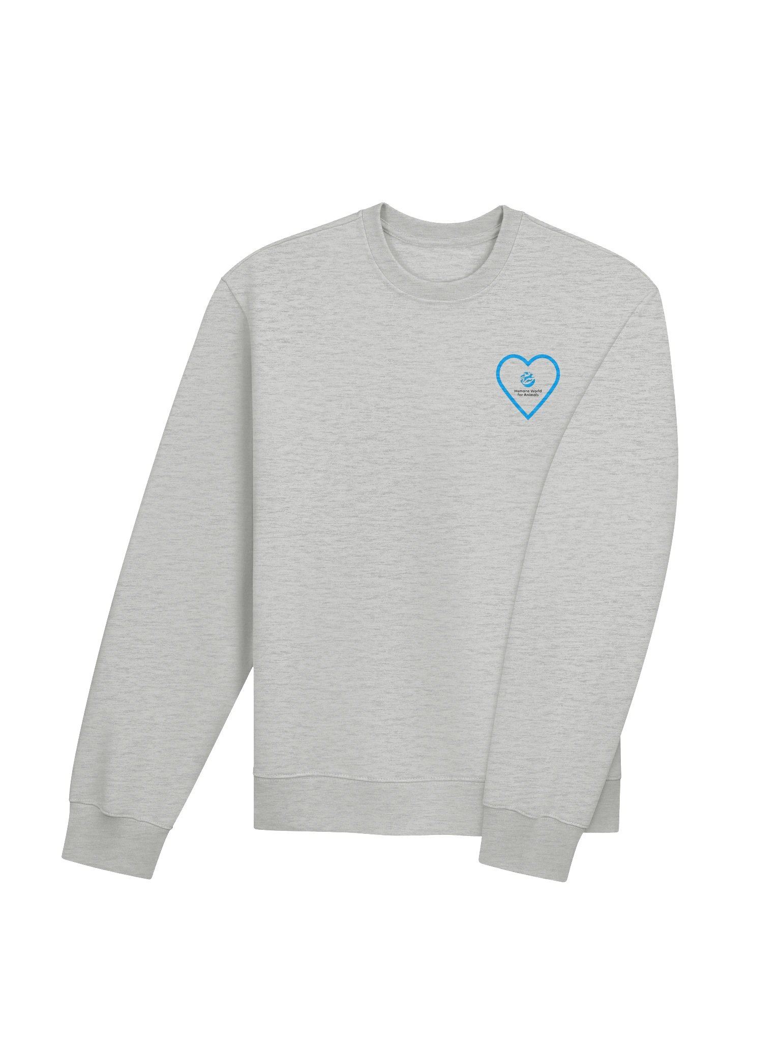 Humane World for Animals heart logo - Sweatshirt - Light product image (4)