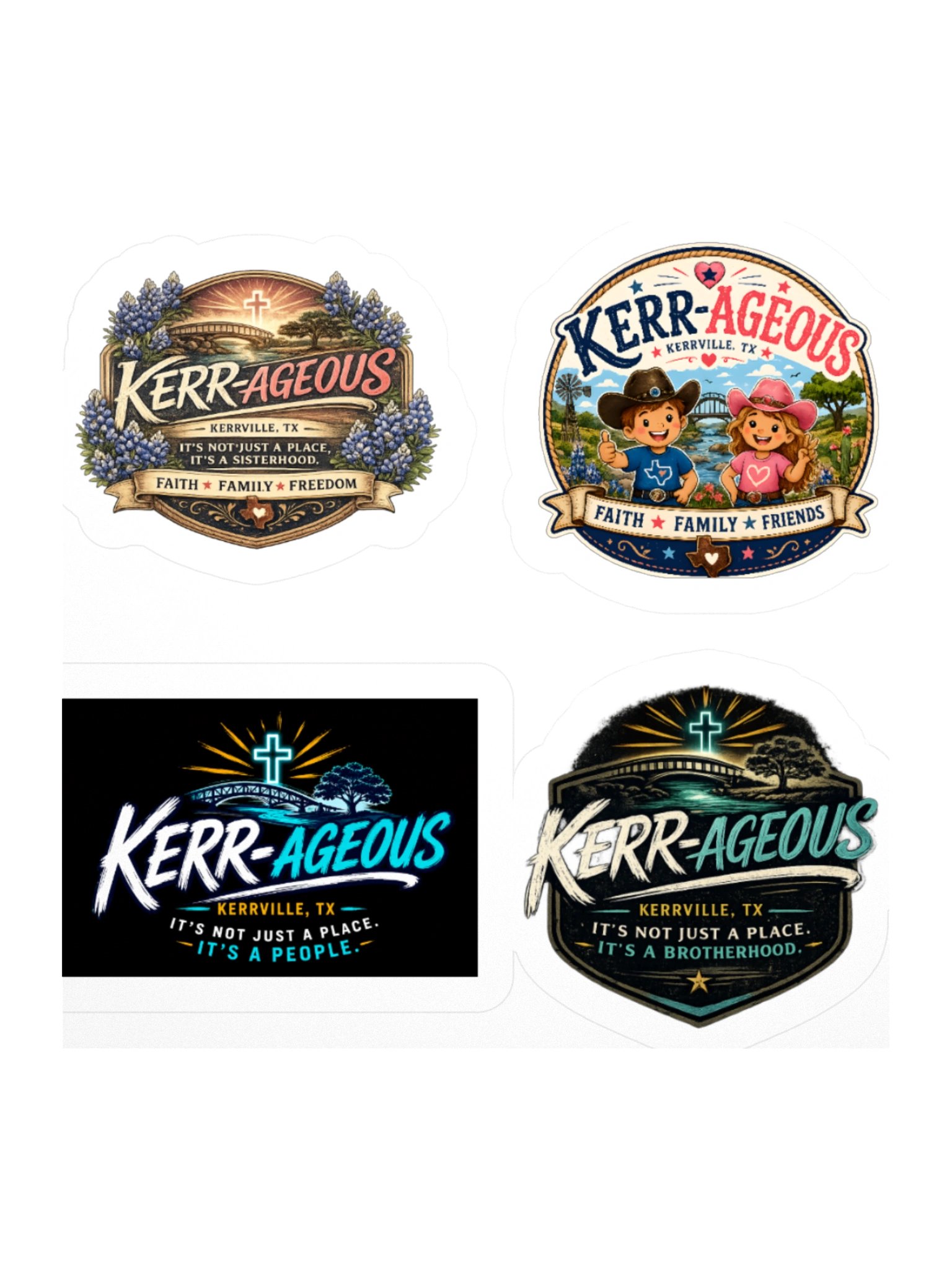 Kerr-ageous "It's a People" Sticker product image (1)