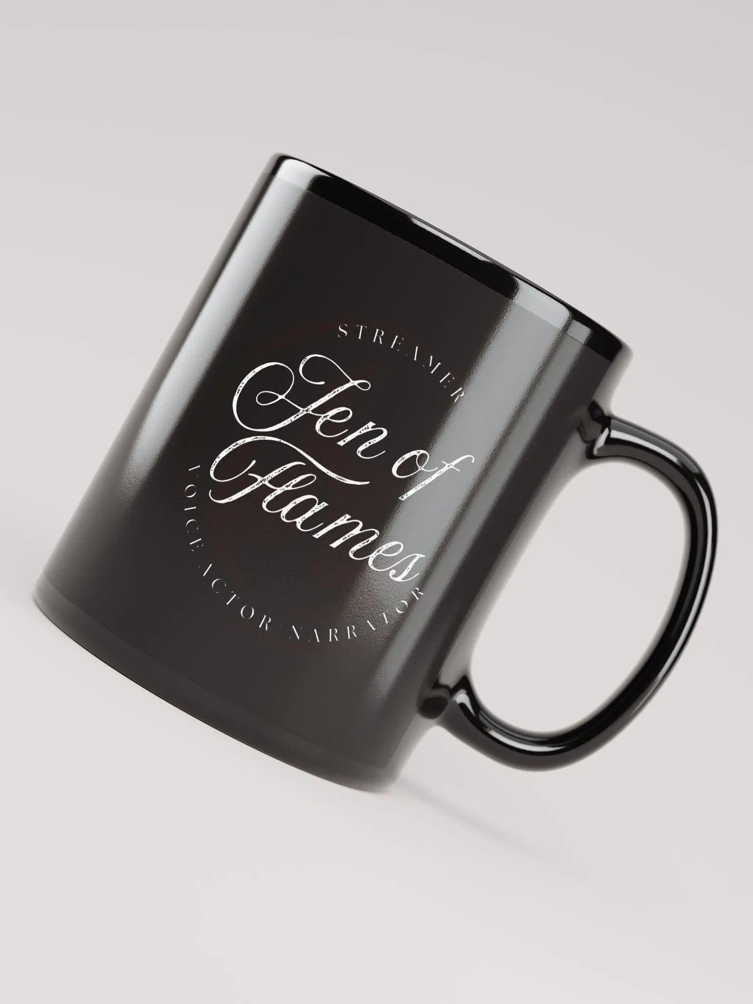 Flames Logo Black Mug product image (3)