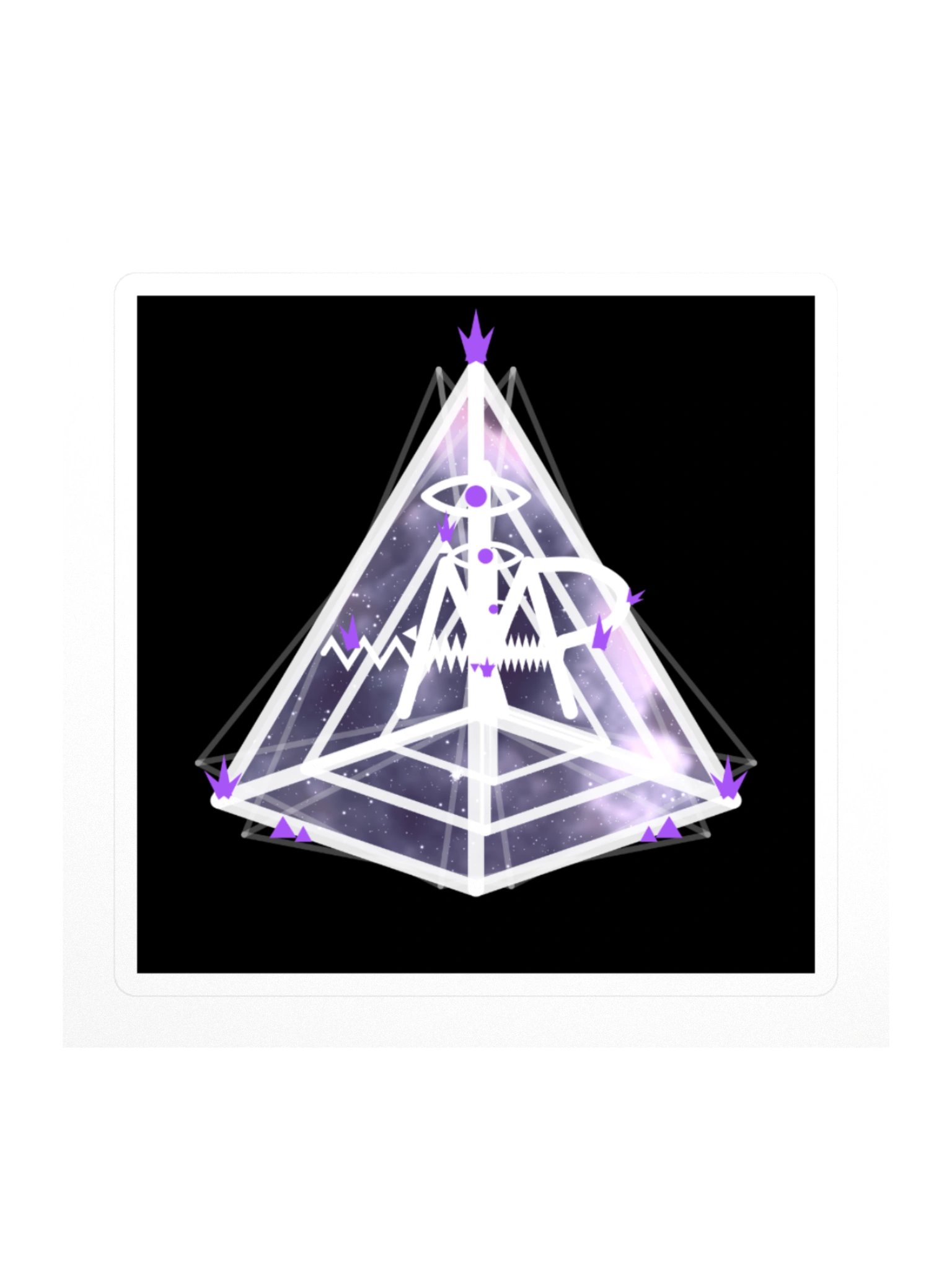 Mt. AMP 9D Galaxy — Block Sticker product image (1)