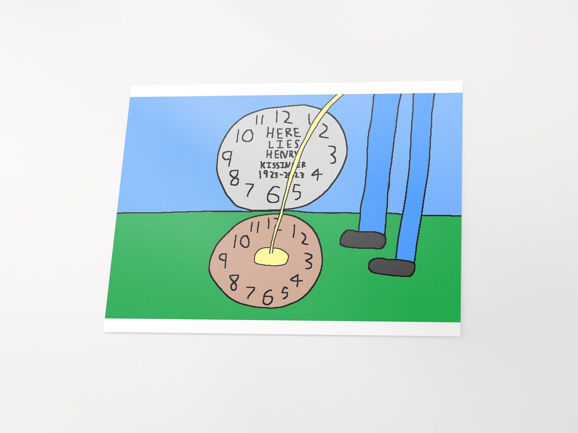 Henry Kissinger Grave Poster product image (3)