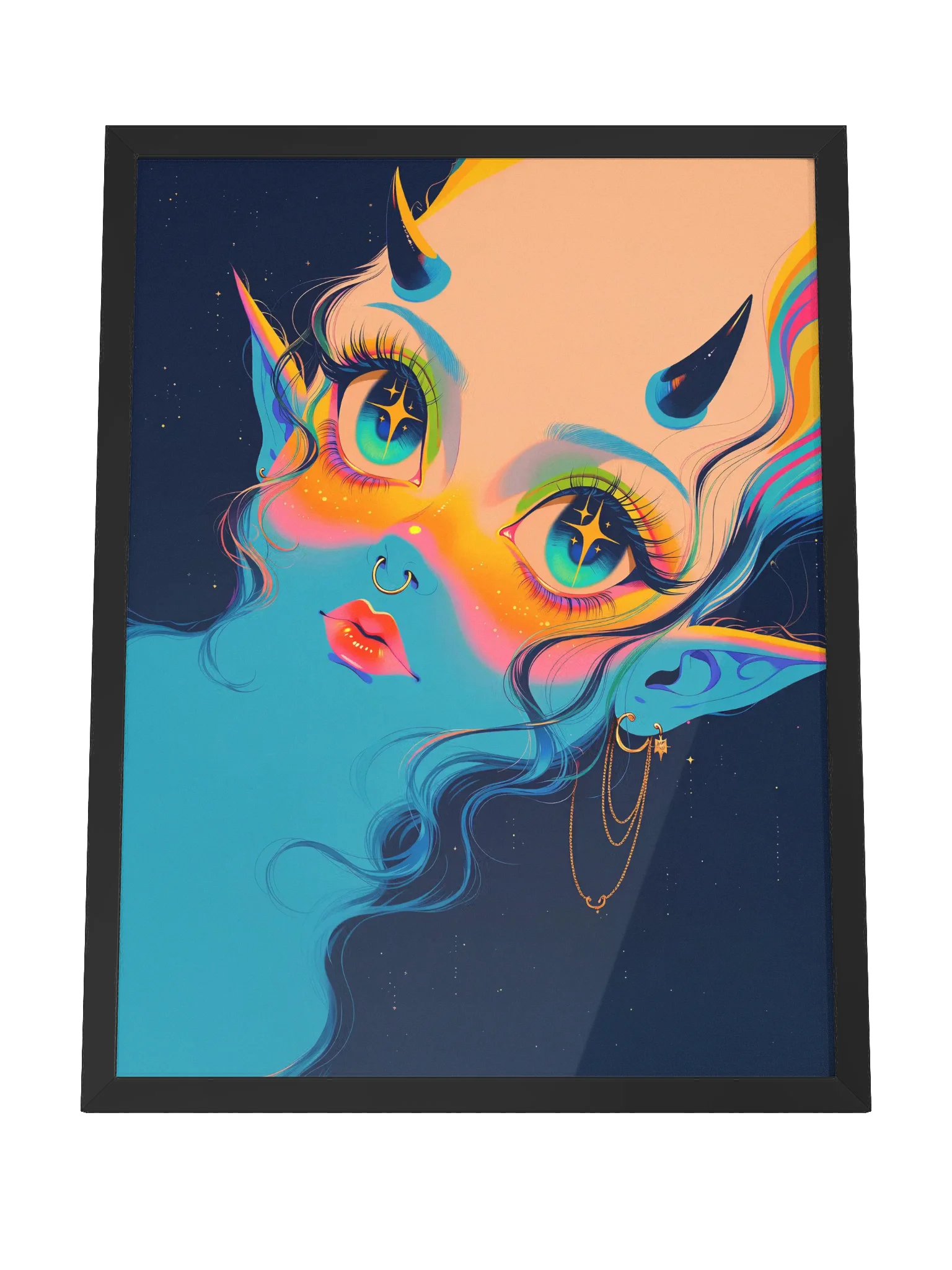 Born of Color and Night Framed Print product image (8)