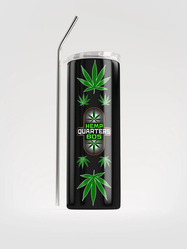 Hemp Quarters Black Steel Tumbler product image (1)