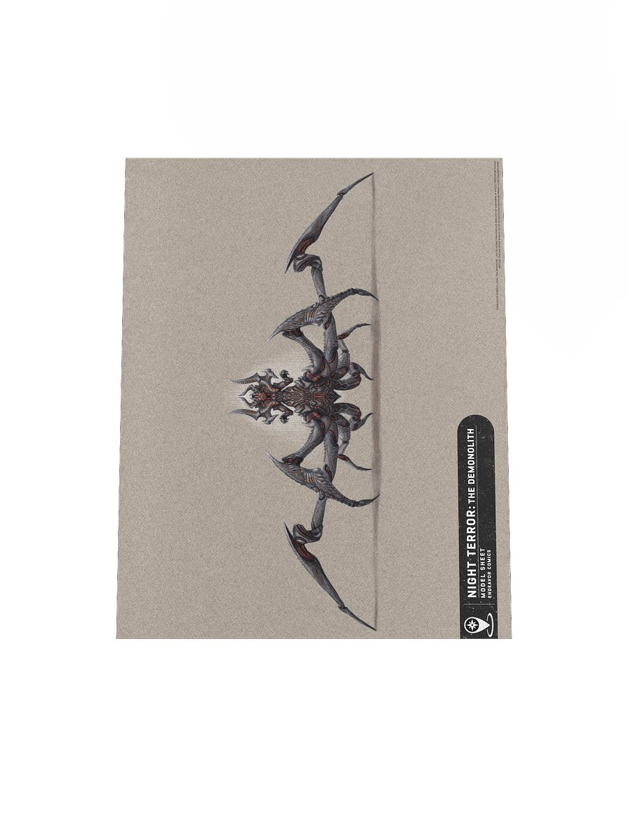 NIGHT TERROR: Demonolith Concept Art Print product image (4)