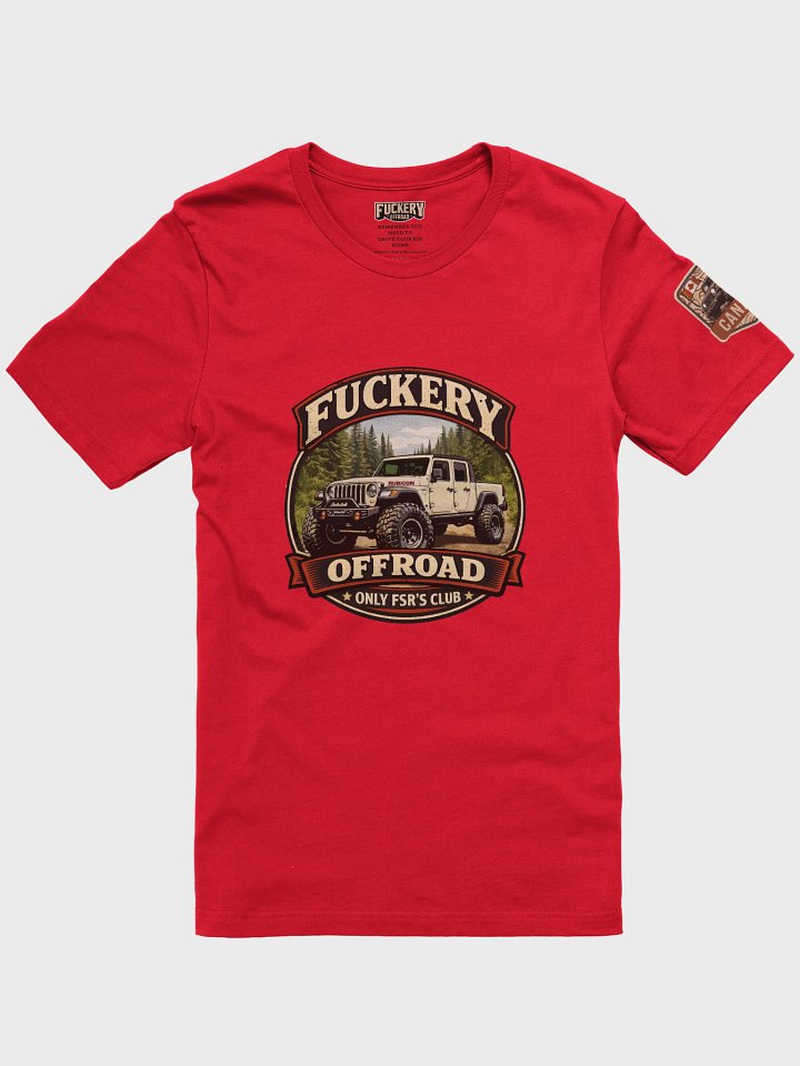 Unisex t-shirt with Only FSRs Club with Jeep Gladiator JT product image (1)