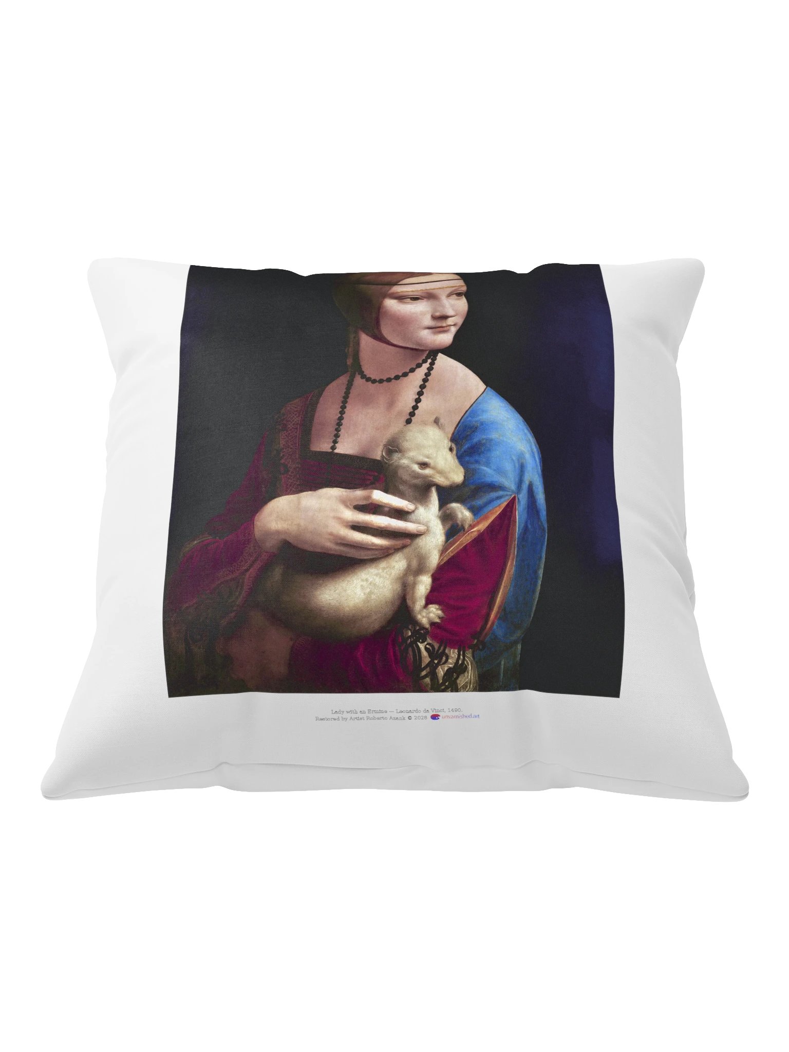 Lady with an Ermine — Pillow product image (1)