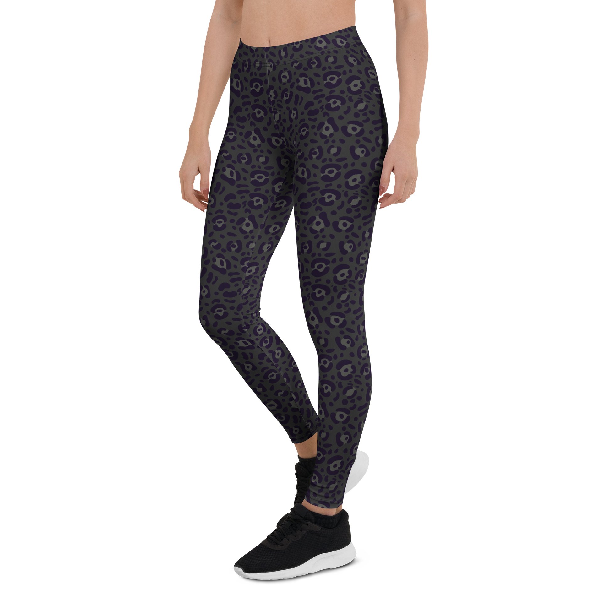 Comfortable Leggings with Bold Black Leopard Print product image (3)