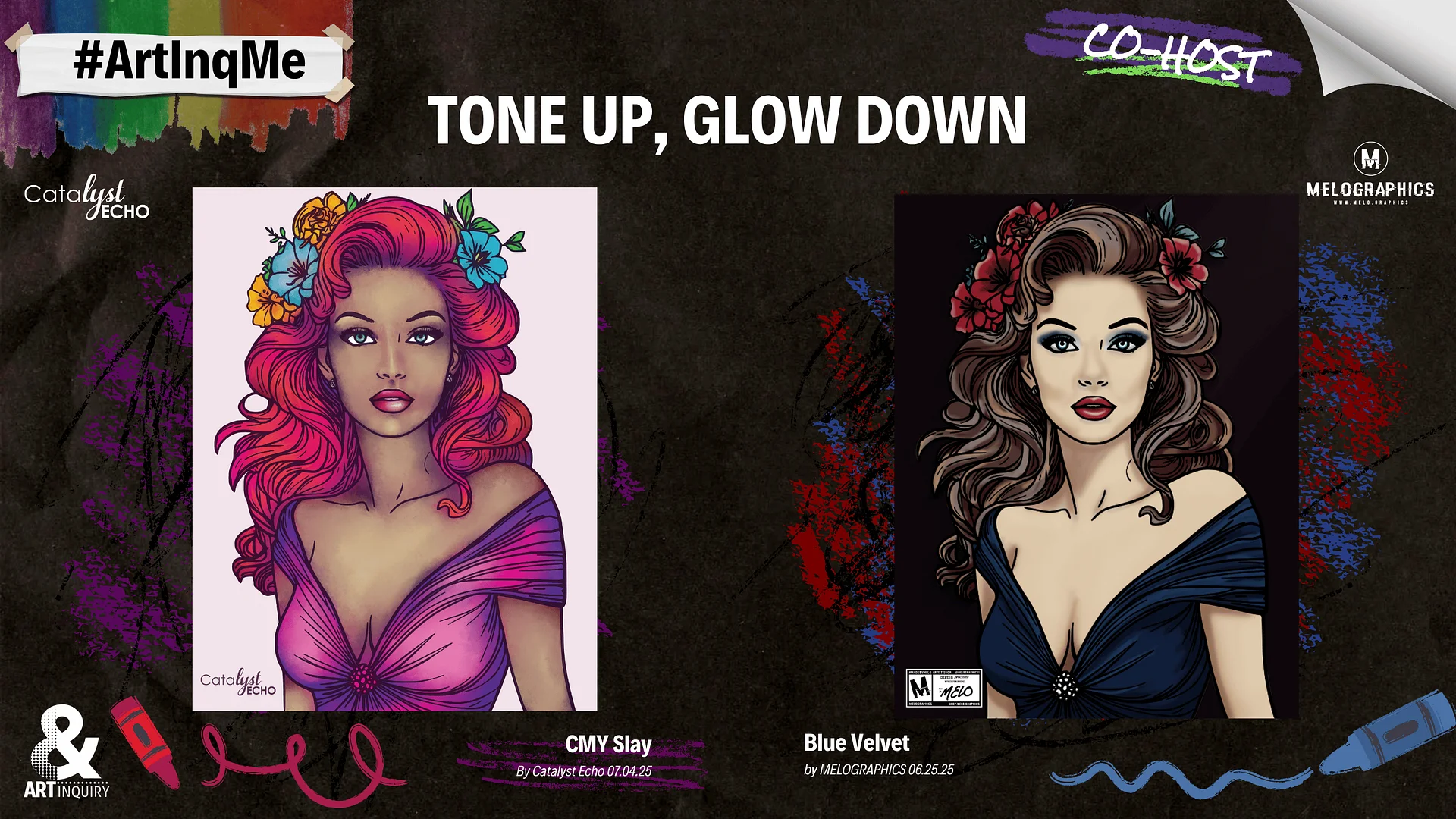 #ArtInqMe Coloring Book Page - Digital/Printable | #MadeByMELO product image (2)