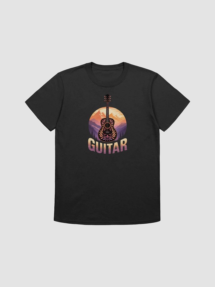 Sunset Serenade Guitar T-Shirt product image (1)