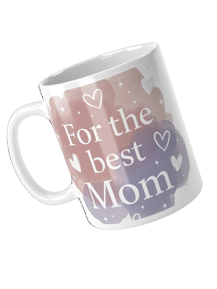 For The Best Mom Pastel Hearts Ceramic Mug product image (1)