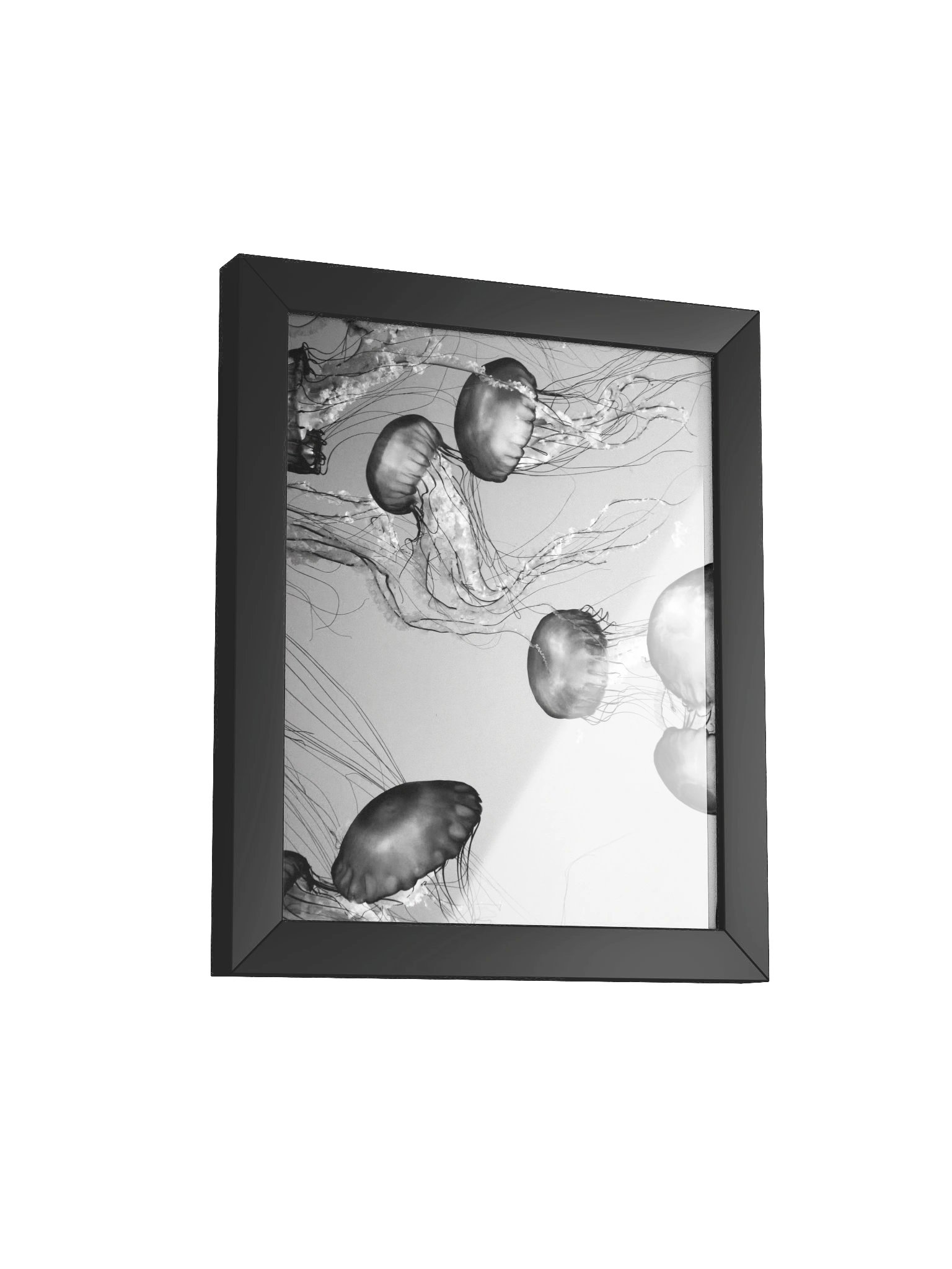 Vibrant Jellyfish Wood Framed Poster product image (31)