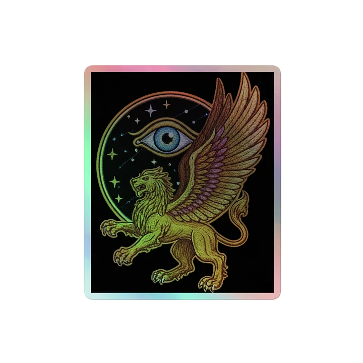 Celestial Griffin Holographic Sticker Sheet product image (2)