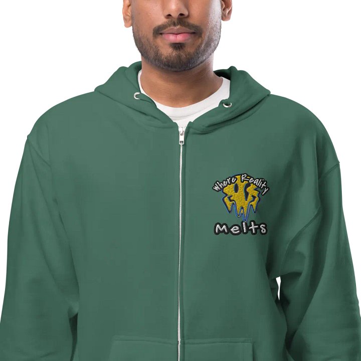 Full Glitch Zip Up Hoodie product image (6)