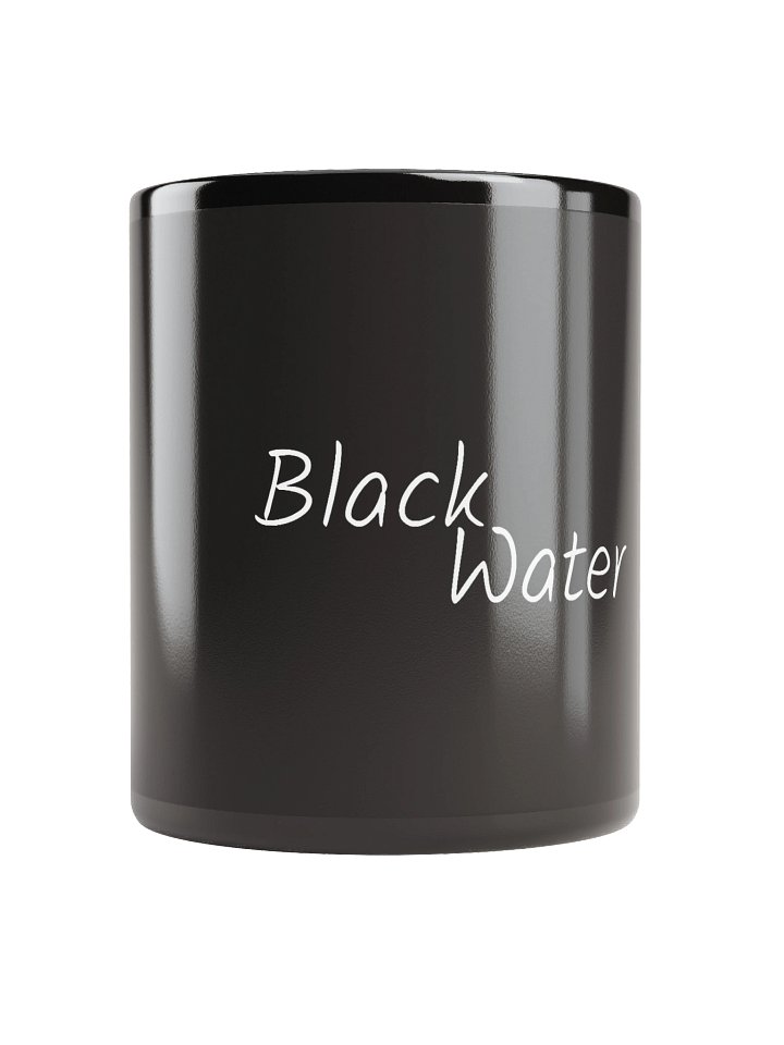 Glossy mug - black - BLACK WATER product image (1)