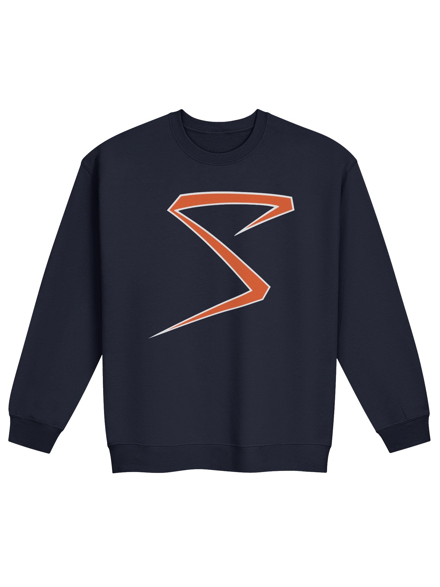 Midwest Sluggers S-Logo Navy Unisex Crewneck Sweatshirt product image (1)