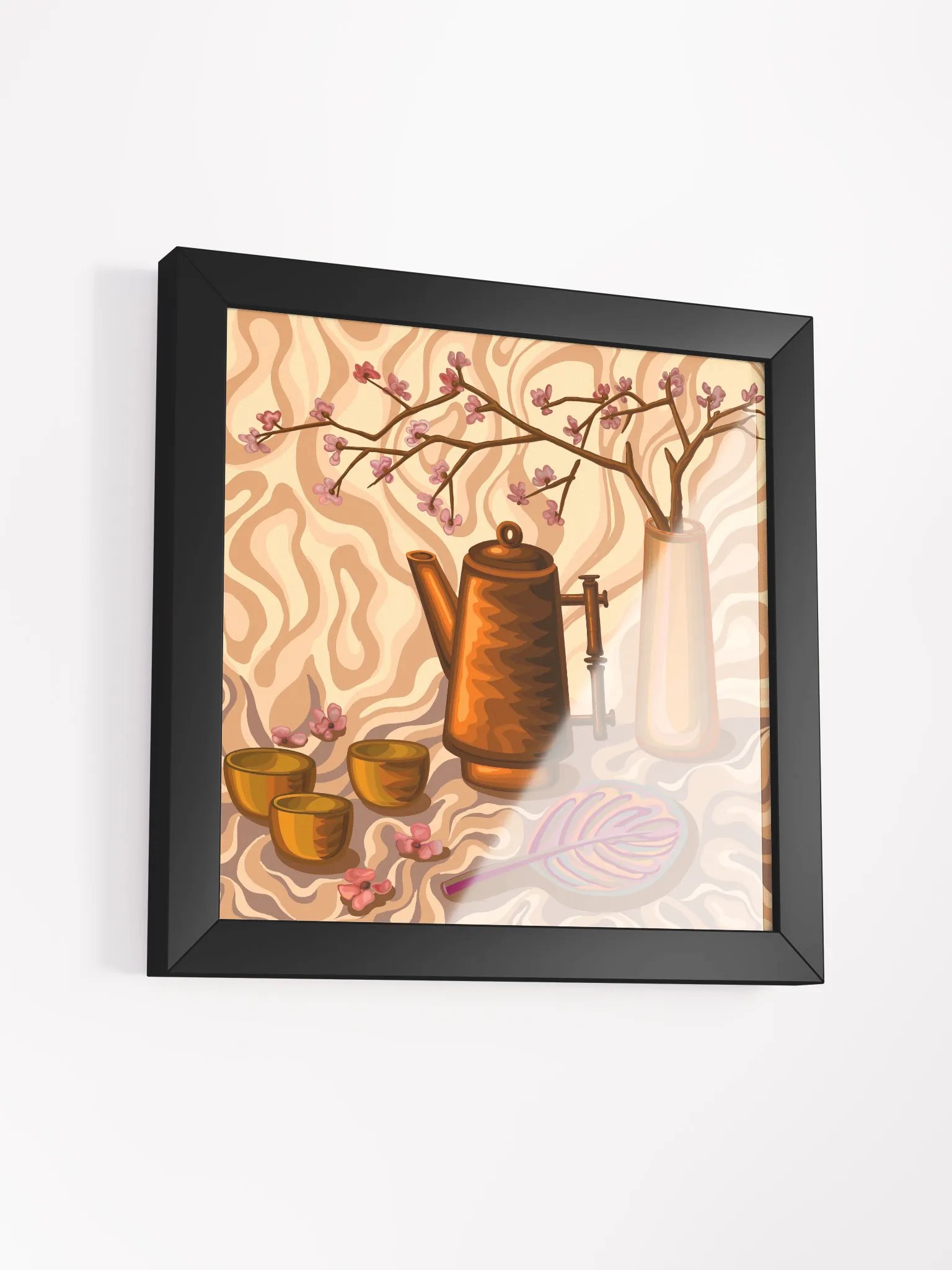 Autumnal Tea Time Framed Poster - Coffee Shop No. 4 product image (37)