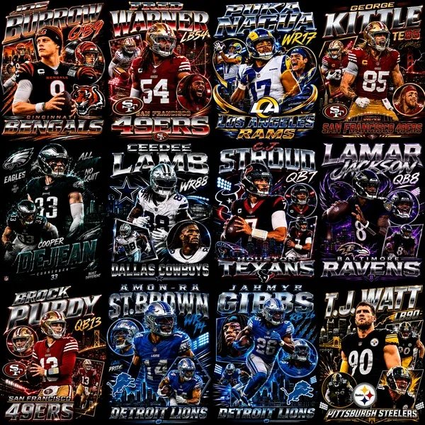 74 Football Designs for Dark Shirts product image (4)