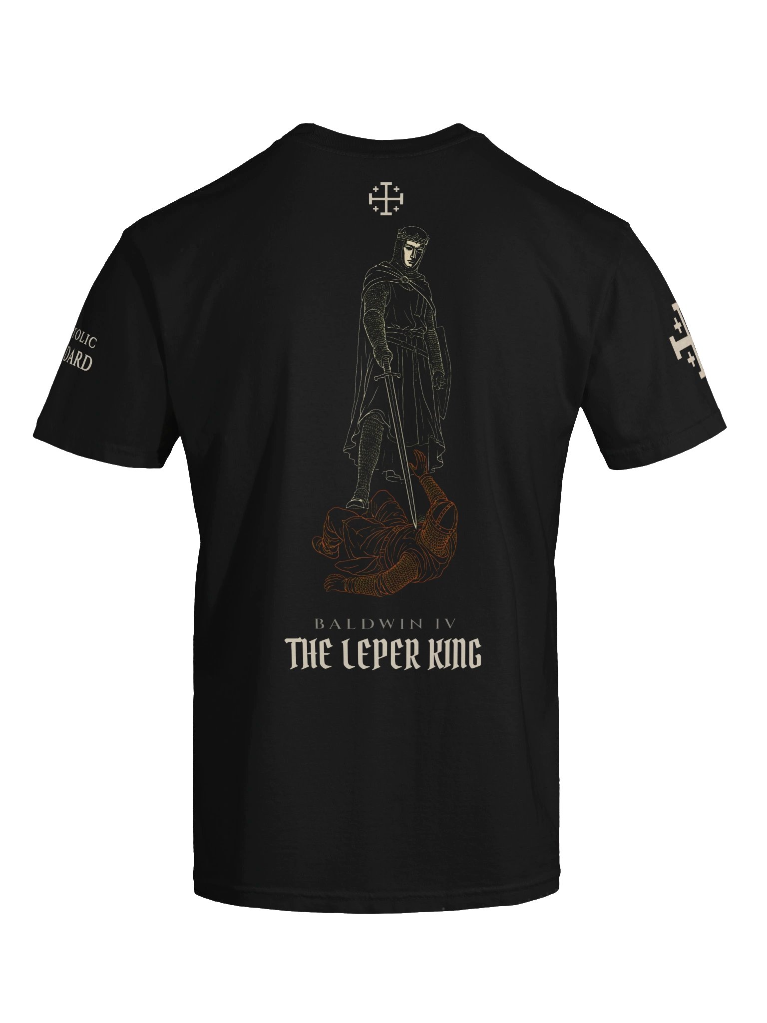 Baldwin IV — The Leper King Heavyweight Tee product image (3)