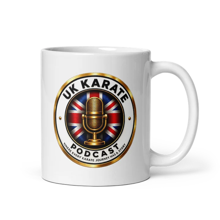 Vintage Logo Ceramic Mug – UK Karate Podcast product image (1)