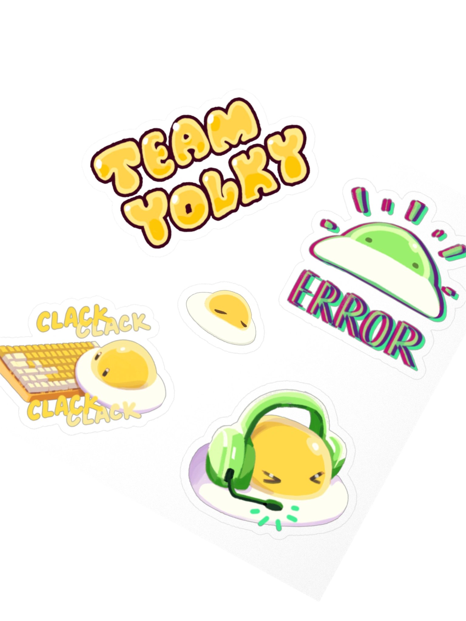 Team Yolky Stickers product image (2)