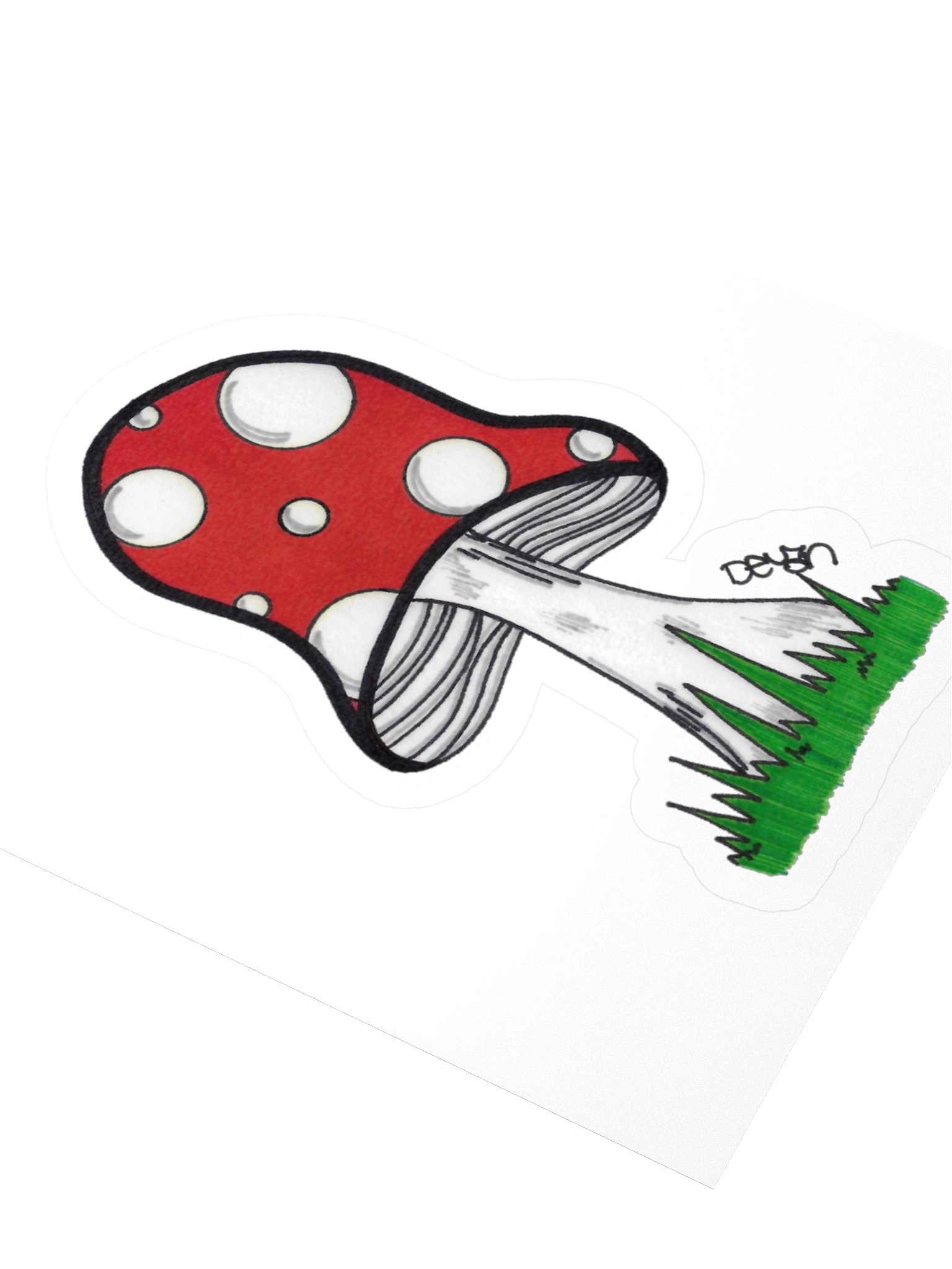 Big Red Mushroom Sticker product image (3)