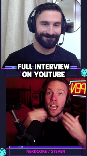 A clip from my interview with Critical Role's @luis.carazo about leaning into failure in TTRPGs like Dungeons and Dragons. Th...