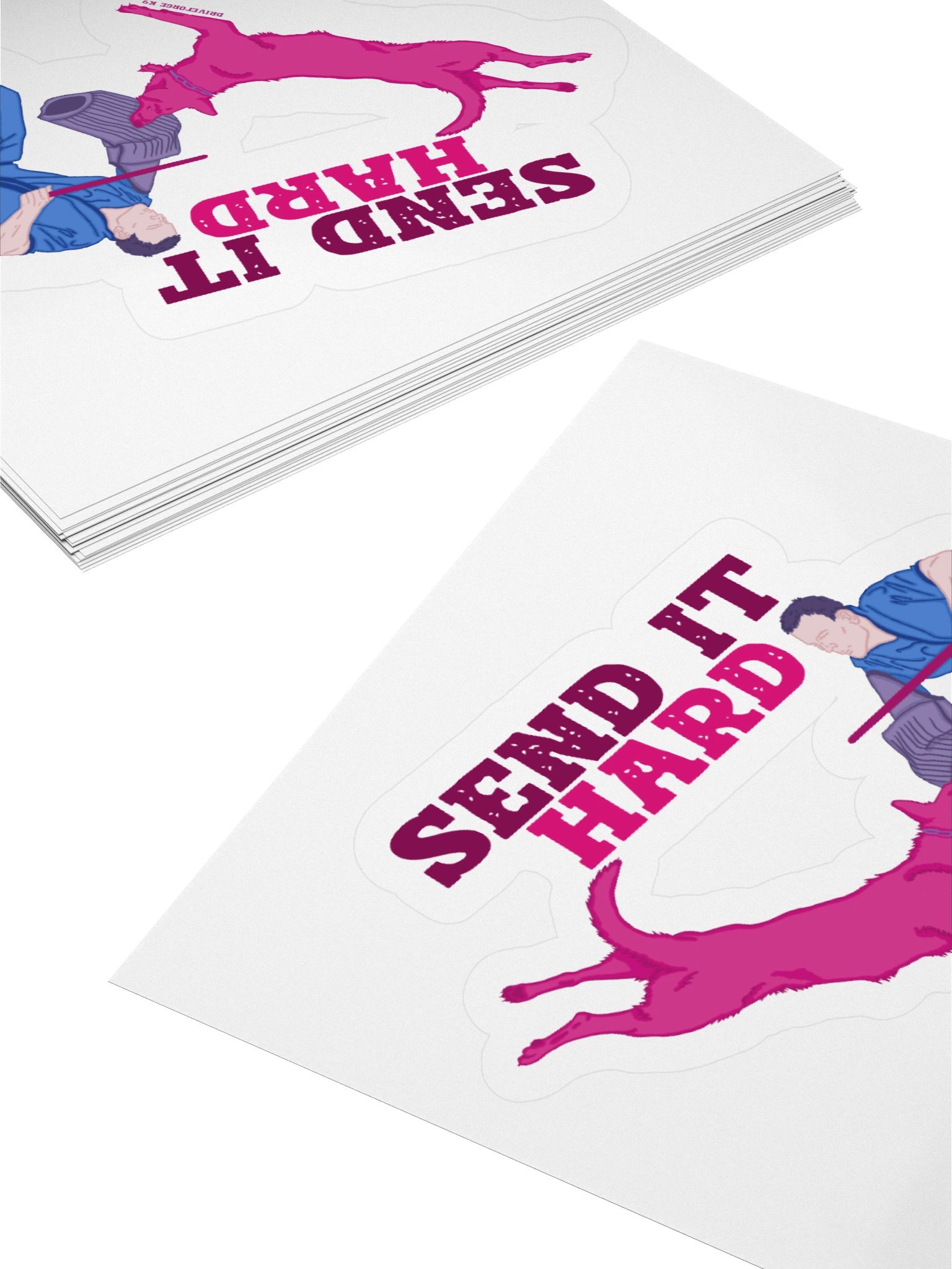Sent It Hard Vinyl Sticker product image (4)