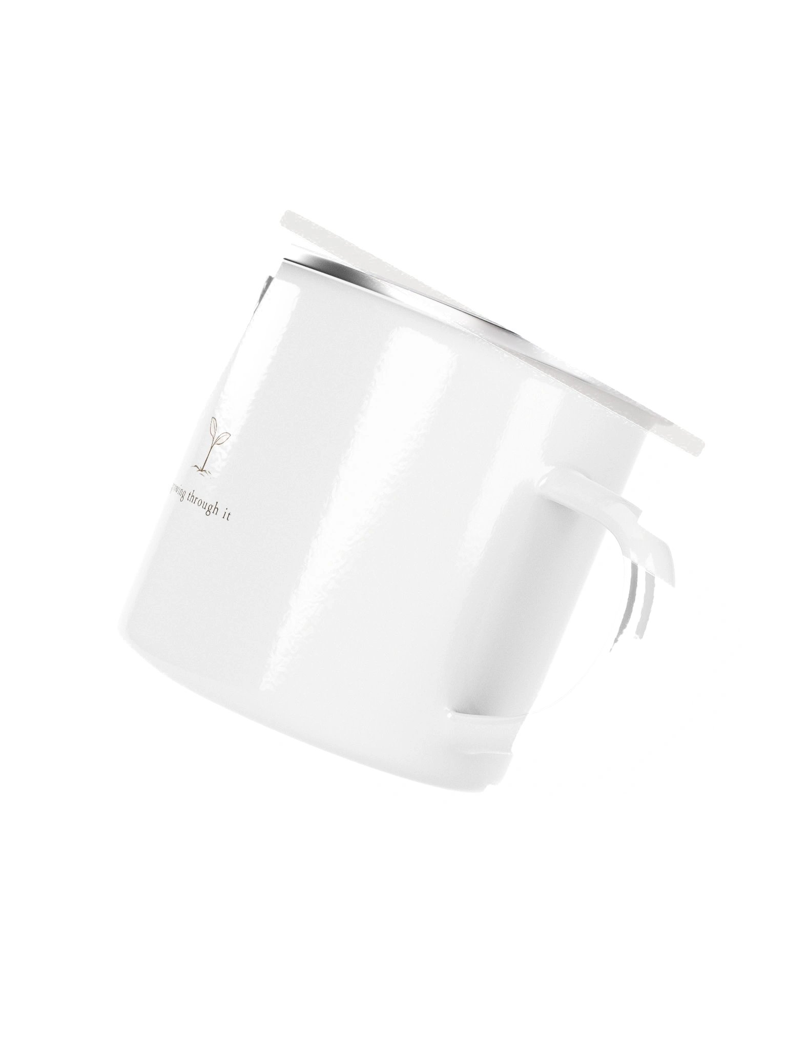 Growing Through It Enamel Mug product image (3)