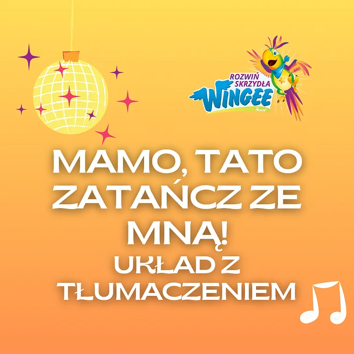 Mamo, Tato zatańcz ze mną! - układ taneczny z tłumaczeniem product image (1)