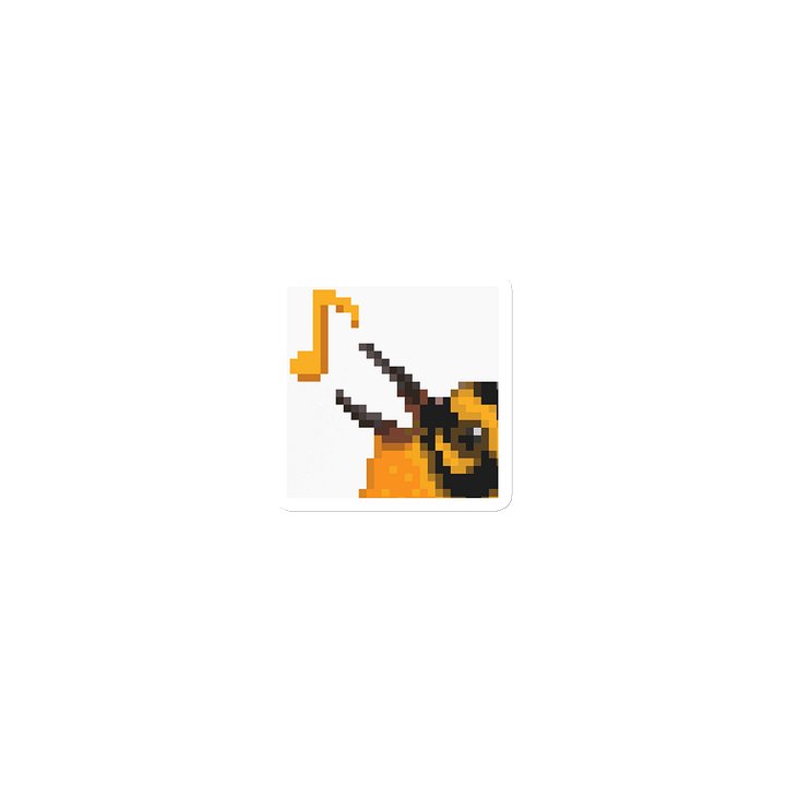 Singing Blackburnian Pixel Warbler Magnet product image (1)