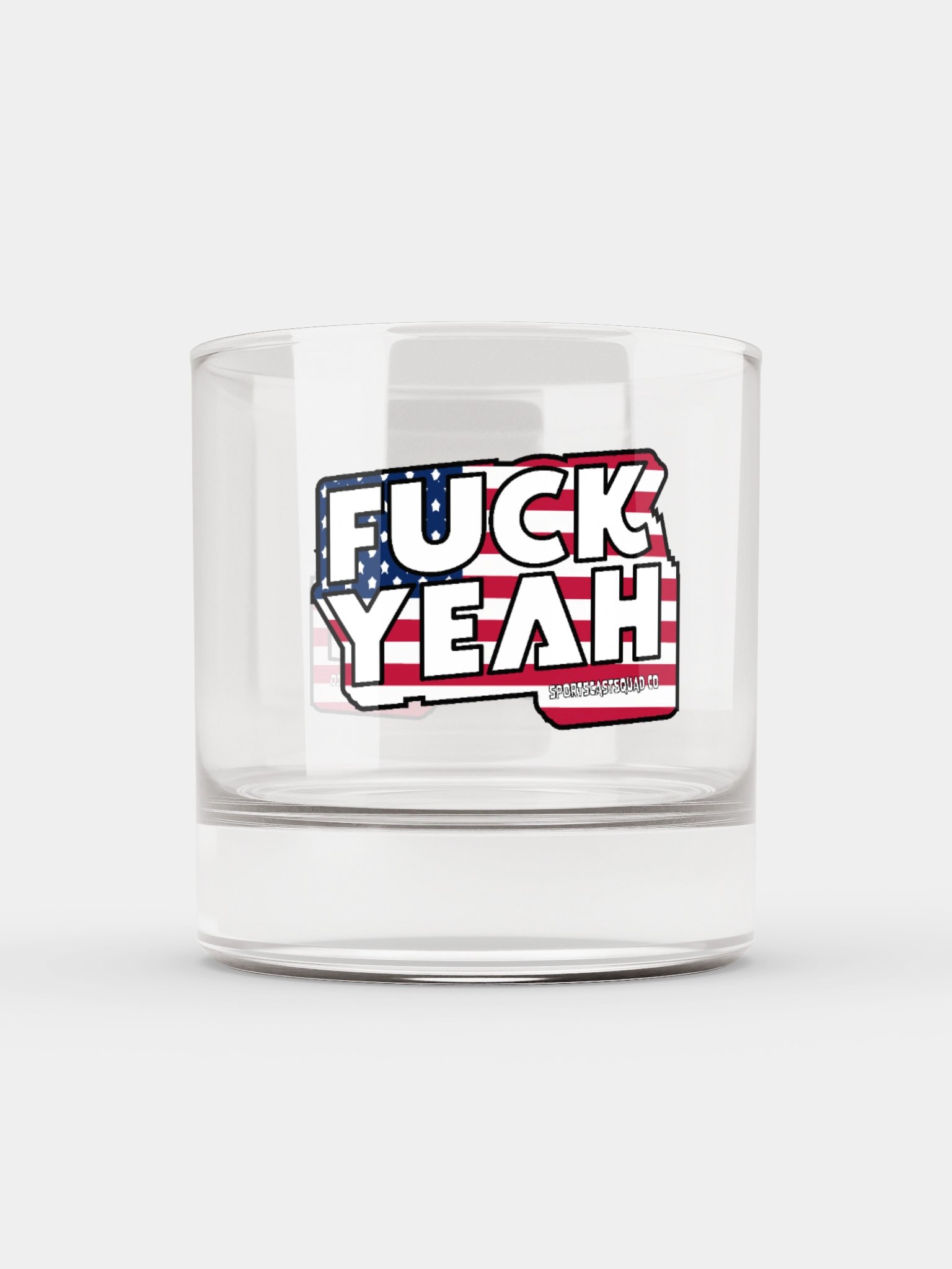 AMERICA FUCK YEAH ROCKS GLASS product image (1)