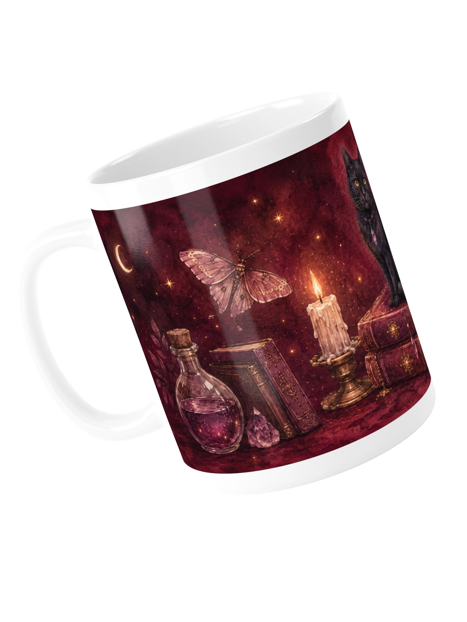 Mug - Le Chat de la sorcière - Rouge velours product image (5)